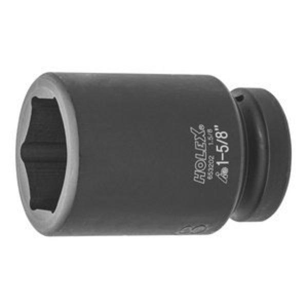 Holex Impact Socket, 1 inch Drive, 6 pt, Deep, 1-5/8 inch 653202 1.5/8